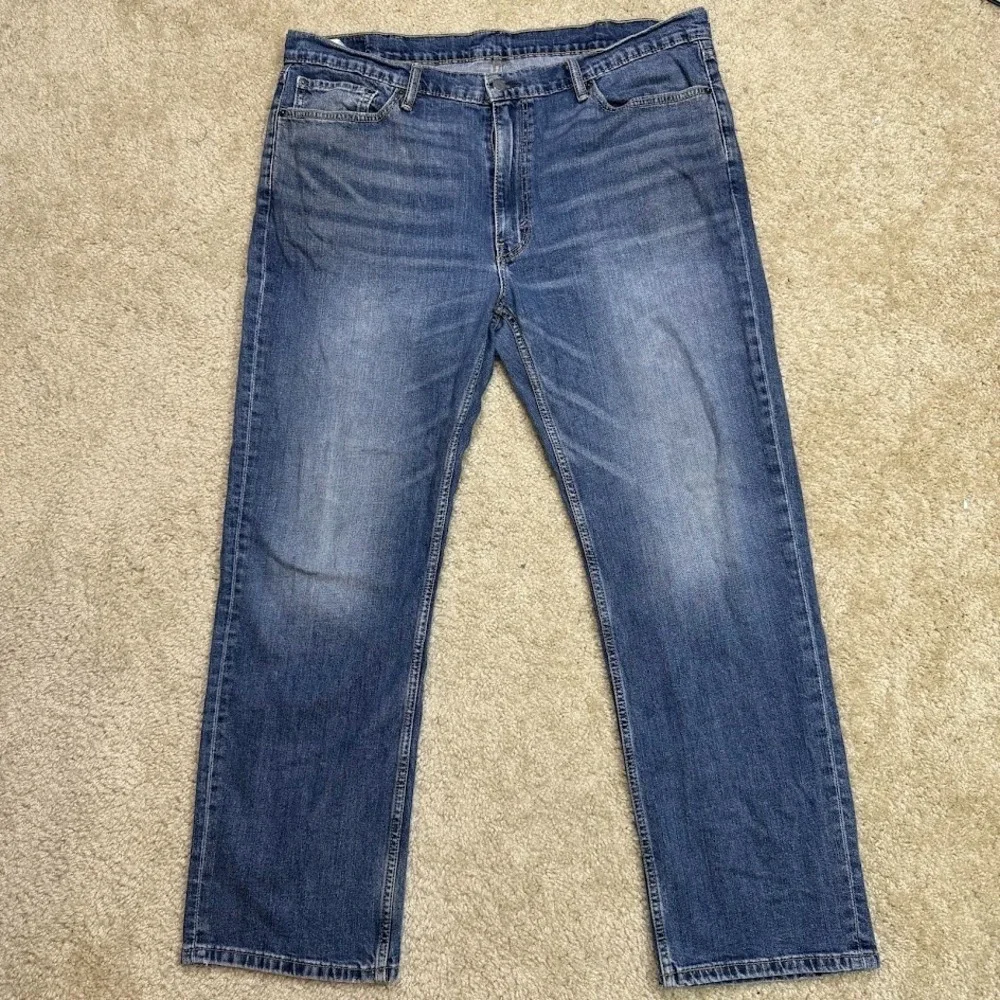 Levis 514 Straight Fit Jeans Blue Mens Size 40x30 Medium Wash Denim